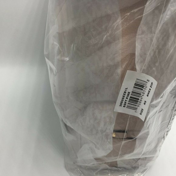 Michael Kors Rhea Zip Medium Size Backpack Soft Pink Leather New Sealed - Picture 11 of 11